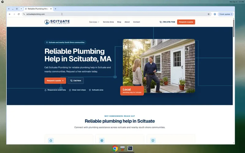 Scituate Plumbing after