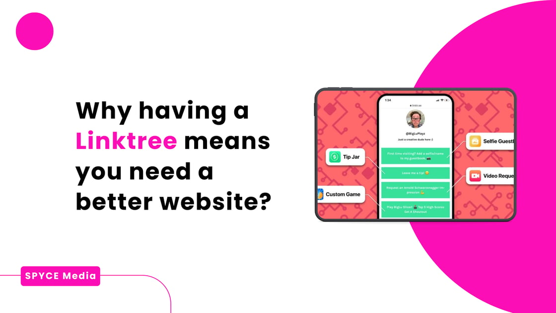 Why having a Linktree means you need a better website?