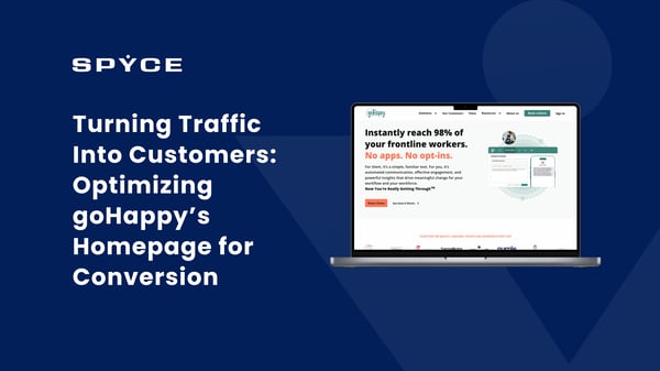 GoHappy's Homepage for Conversion