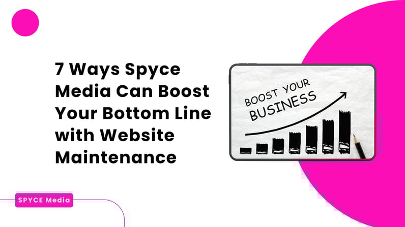 #52 7 Ways Spyce Media Can Boost Your Bottom Line with Website Maintenance