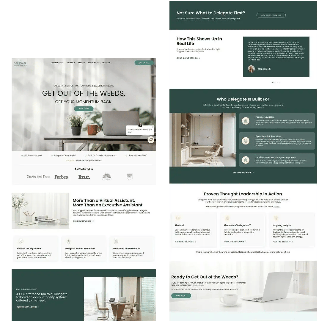 Delegate Solutions Website