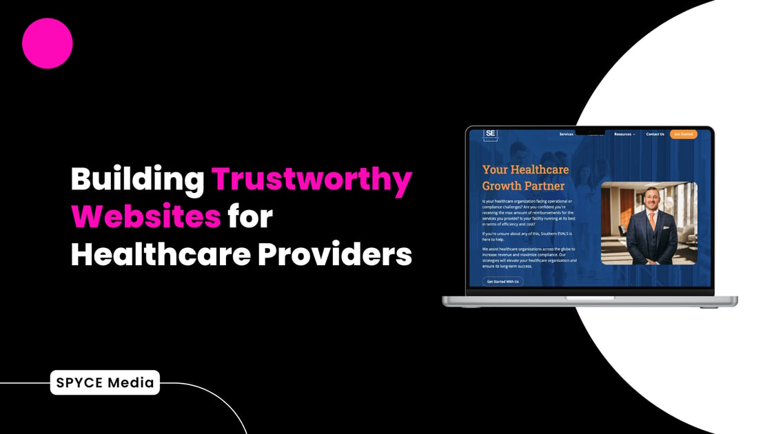 how to design a website that builds patient confidence