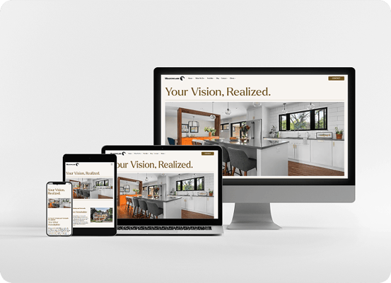 Contractor website running smoothly