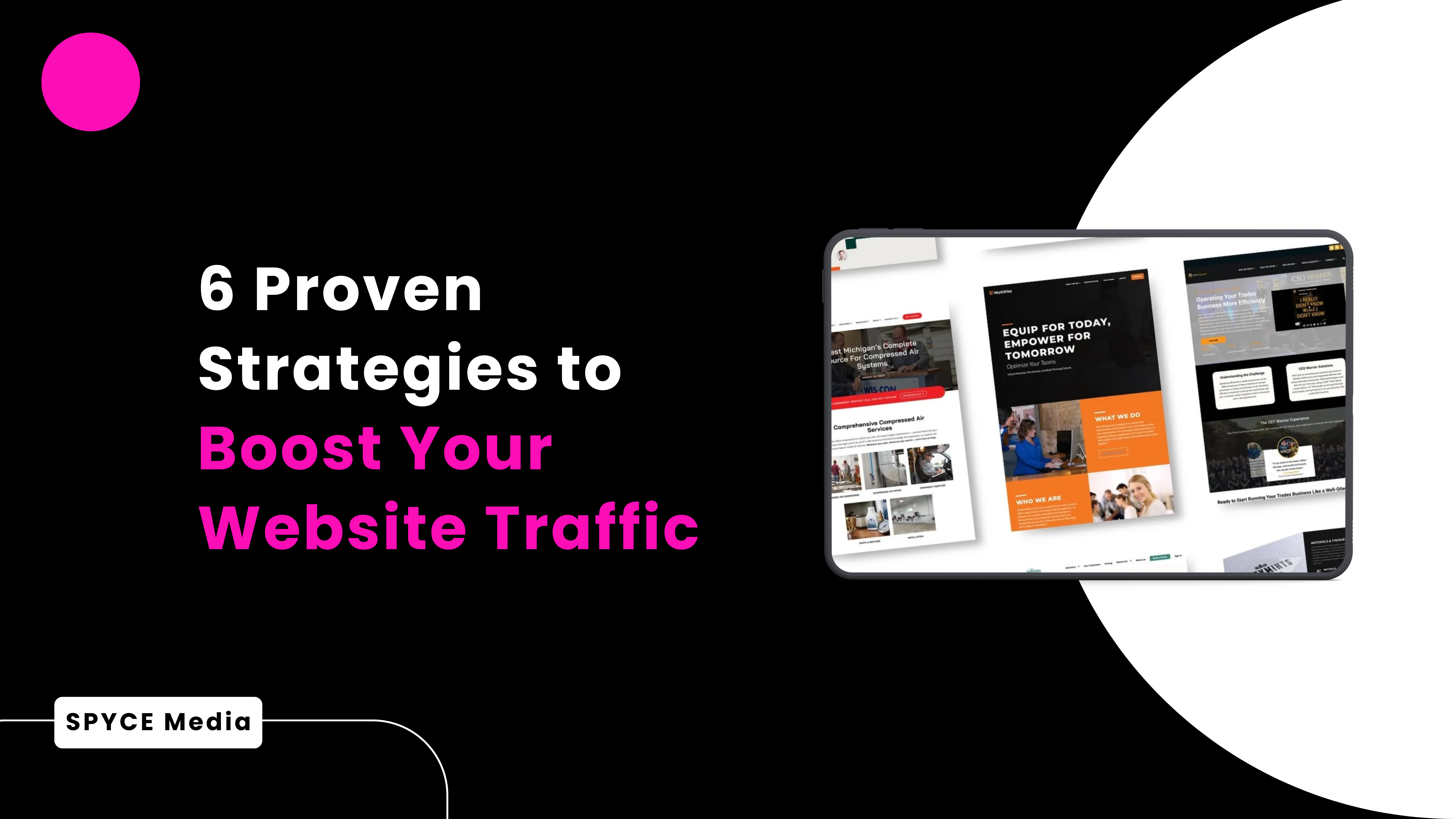 6 Proven Strategies to Boost Your Website Traffic with Spyce Media