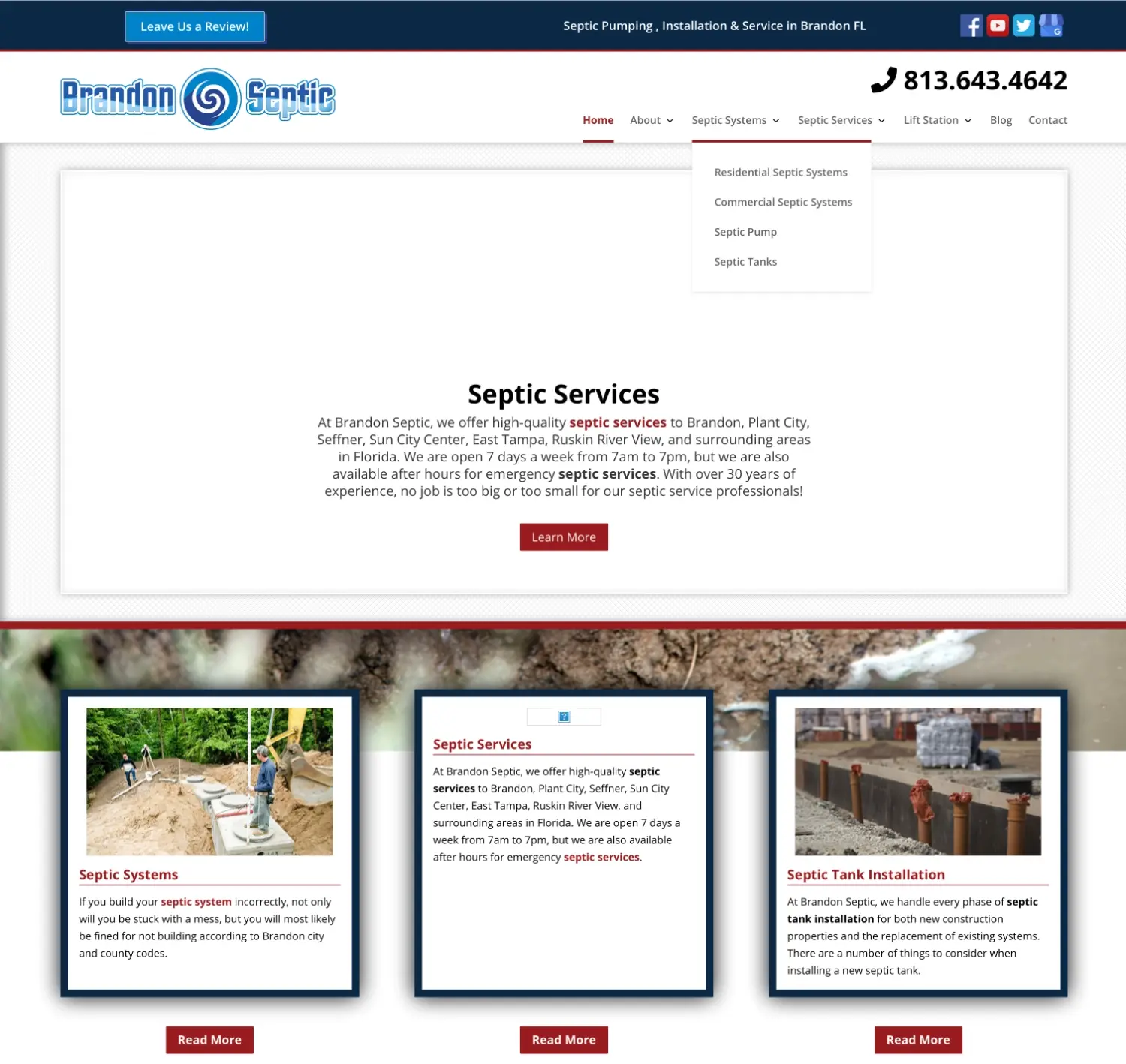 Brandon Septic — before