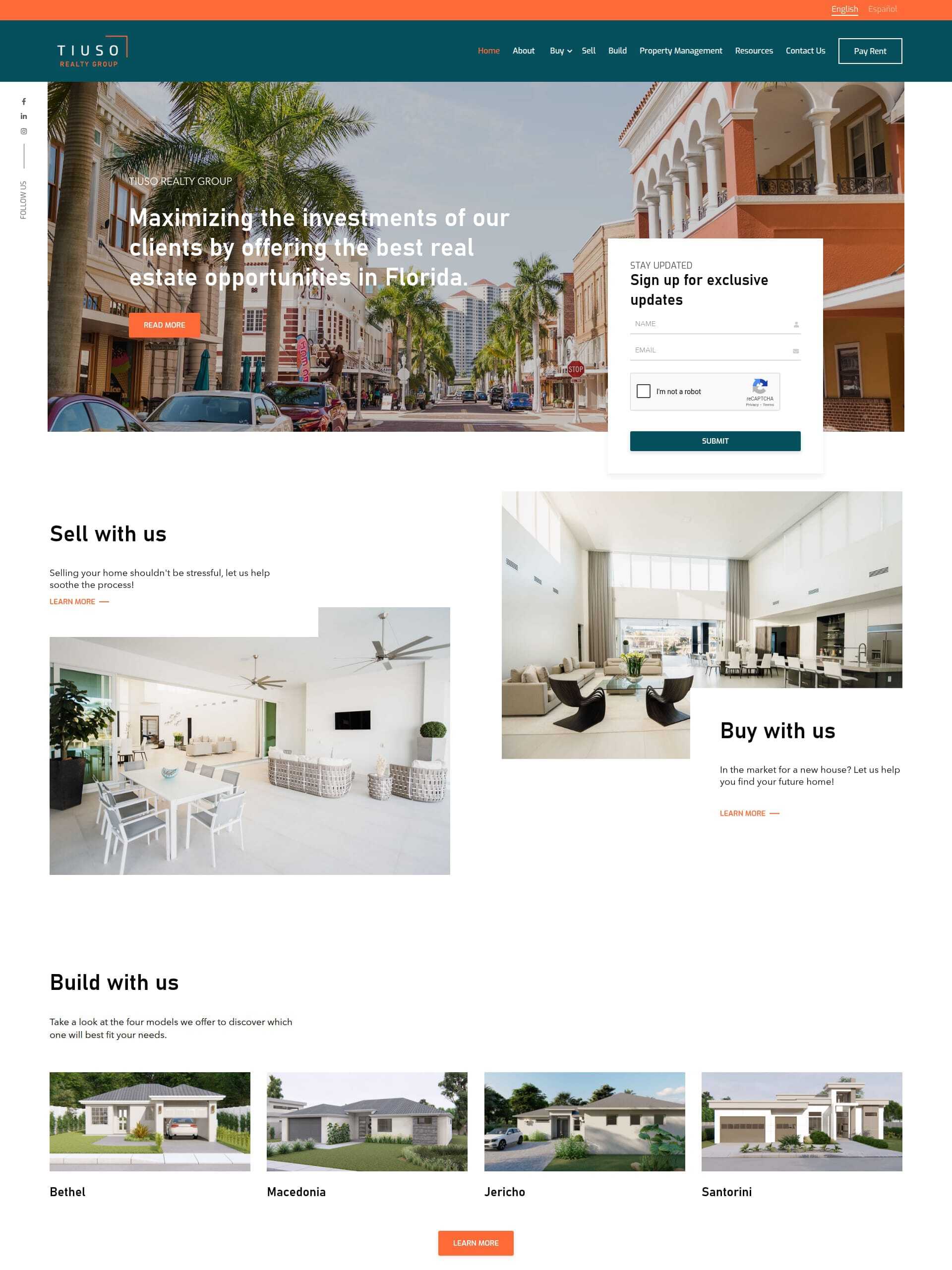 tiuso realty's Website designed and developed by Spyce Media 